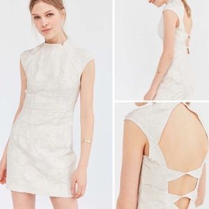 NWT Silence + Noise Origami Jacquard Bodycon F